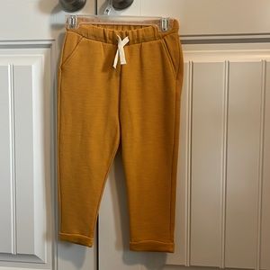 mustard yello joggers 3t